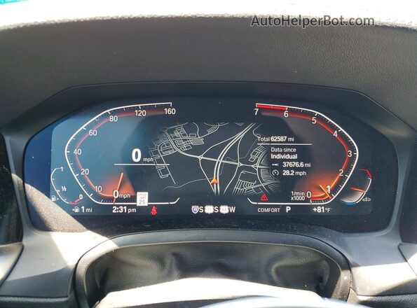 3MW5R1J03M8B68997 2021 BMW OTHER Black Instrument cluster view