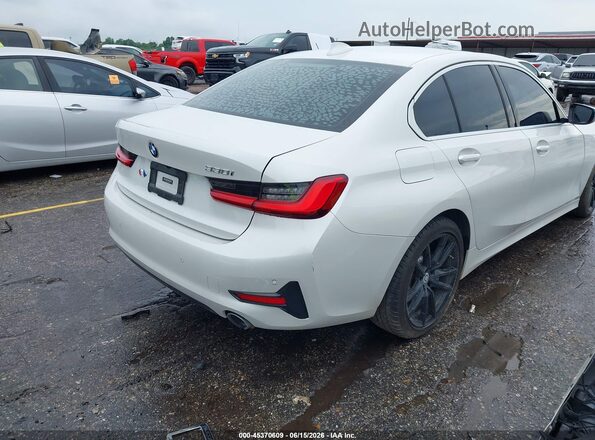 3MW5R1J04L8B36803 2020 BMW 3 SERIES Белый Задняя правая четверть