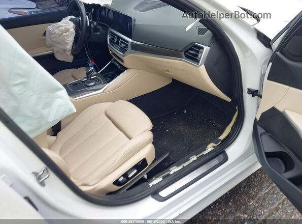 3MW5R1J04L8B36803 2020 BMW 3 SERIES Белый Вид салона спереди