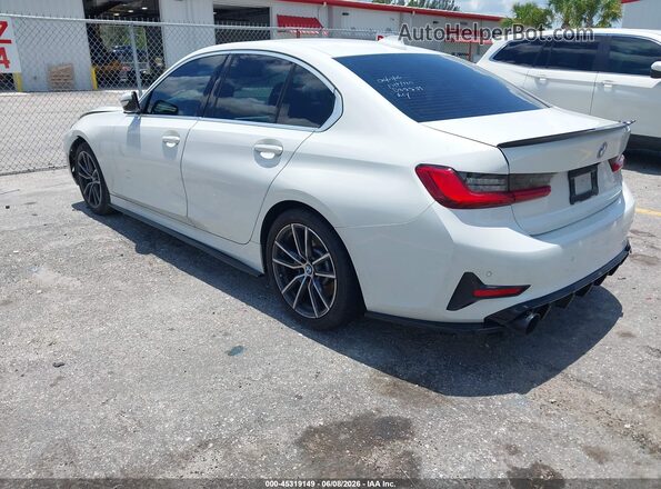 3MW5R1J04M8B85534 2021 BMW 3 SERIES White Rear left