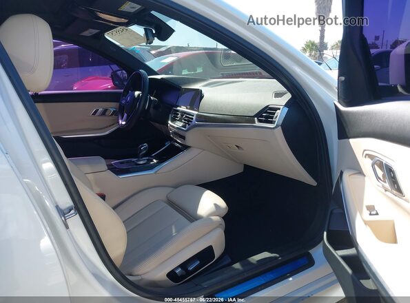 3MW5R1J04M8C12473 2021 BMW 3 SERIES White Front interior view