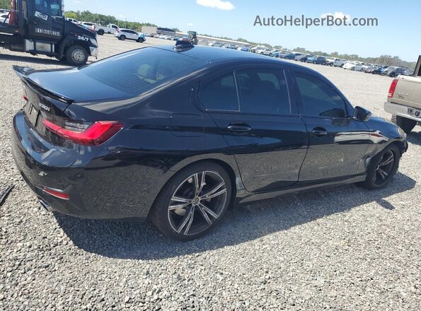 3MW5R1J04N8C48567 2022 BMW 3 SERIES Черный Задняя правая четверть