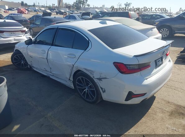 3MW5R1J05L8B32405 2020 BMW 3 SERIES Белый Задняя левая четверть