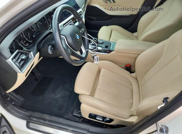 3MW5R1J06L8B04810 2020 BMW 3 SERIES White წინა სალონის ხედი