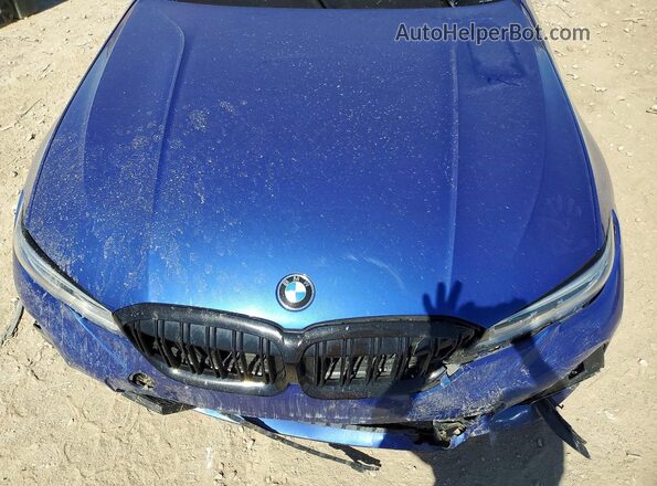 3MW5R1J06M8B65320 2021 BMW OTHER Blue Vista interior trasera