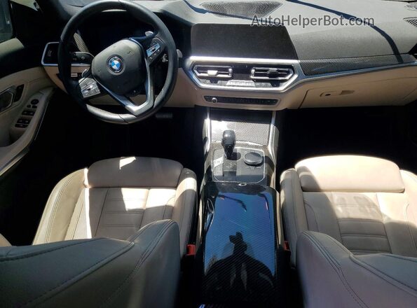 3MW5R1J06M8B91092 2021 BMW 3 SERIES Black Вид панелі приладів