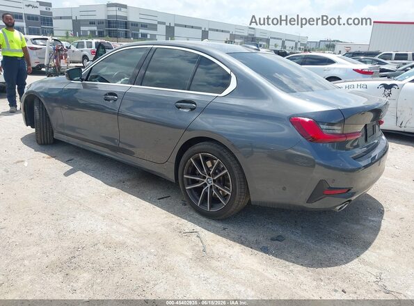 3MW5R1J06M8B91500 2021 BMW 3 SERIES Gray უკანა მარცხენა