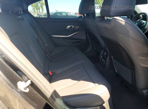 3MW5R1J07L8B19980 2020 BMW 3 SERIES Black Rear seats view