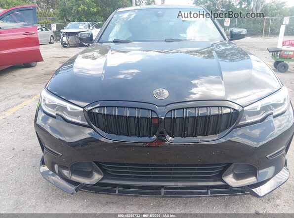 3MW5R1J09L8B21682 2020 BMW 3 SERIES Black Widok z przodu