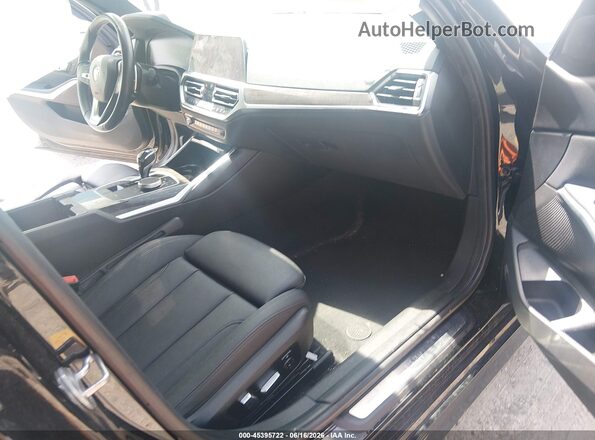 3MW5R1J09L8B21682 2020 BMW 3 SERIES Black Widok wnętrza z przodu