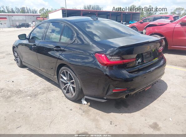 3MW5R1J09L8B21682 2020 BMW 3 SERIES Black Tył lewy