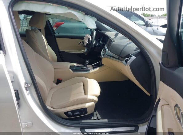 3MW5R1J0XL8B07256 2020 BMW 3 SERIES White Widok wnętrza z przodu