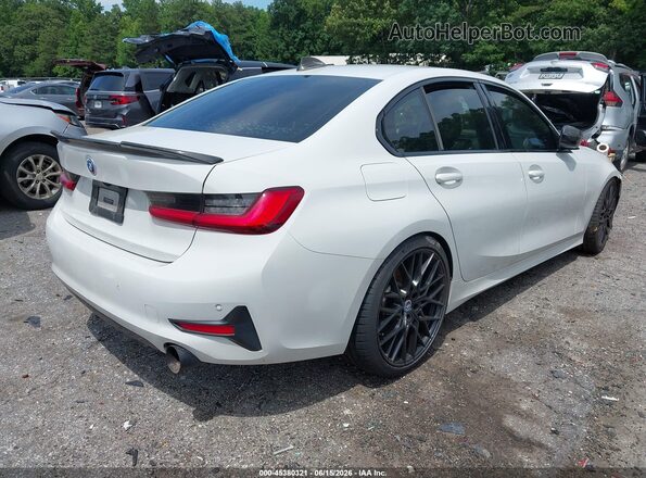 3MW5R1J52K8A03659 2019 BMW 3 SERIES White Tył prawy