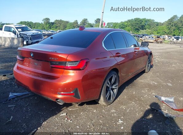 3MW5R7J00M8C02638 2021 BMW 3 SERIES Orange Tył prawy