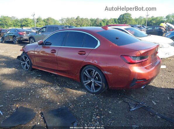 3MW5R7J00M8C02638 2021 BMW 3 SERIES Orange Tył lewy