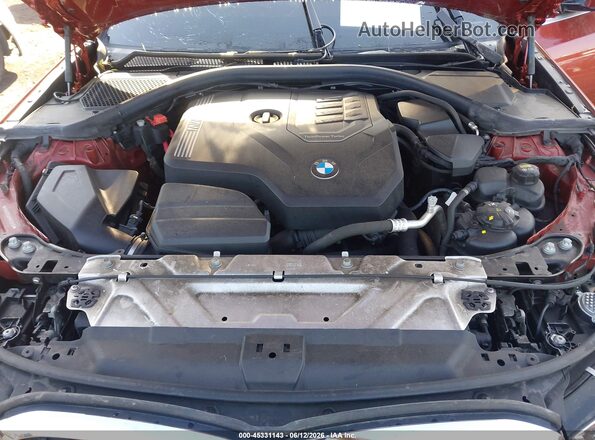 3MW5R7J00M8C02638 2021 BMW 3 SERIES Orange Widok z tyłu
