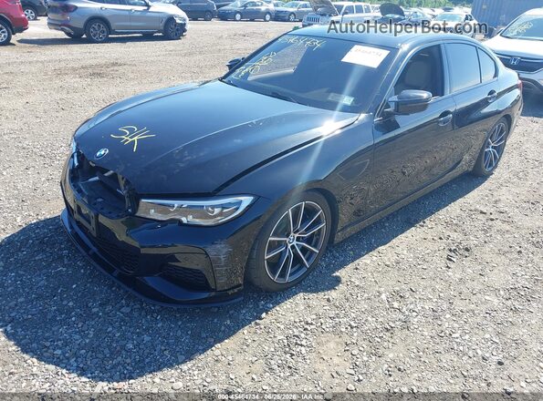 3MW5R7J03L8B10535 2020 BMW 3 SERIES Черный Передняя левая четверть