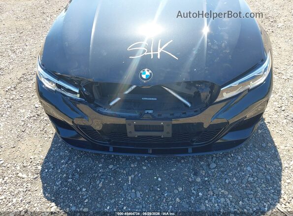 3MW5R7J03L8B10535 2020 BMW 3 SERIES Черный Вид спереди