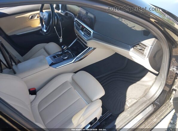 3MW5R7J03L8B10535 2020 BMW 3 SERIES Черный Вид салона спереди