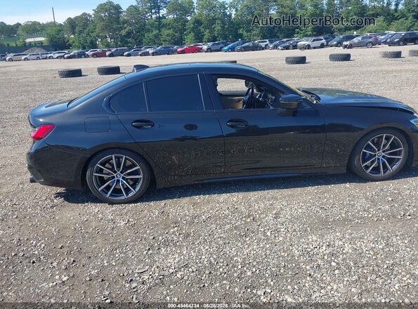 3MW5R7J03L8B10535 2020 BMW 3 SERIES Черный Вид задней части салона