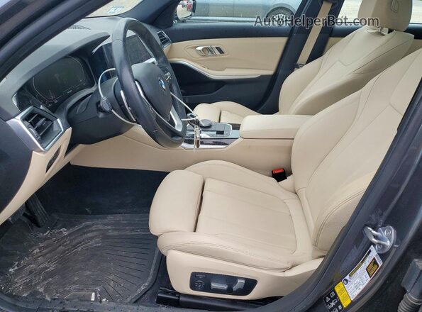 3MW5R7J03L8B11121 2020 BMW 3 SERIES Black Front interior view