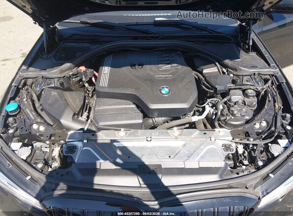 3MW5R7J03M8B88461 2021 BMW 3 SERIES Black Вид ззаду