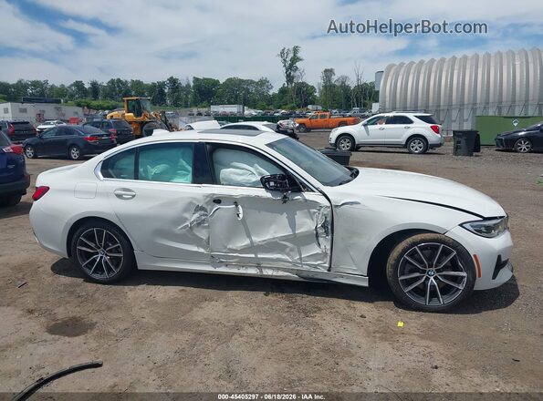 3MW5R7J04L8B09362 2020 BMW 3 SERIES White Vista interior trasera