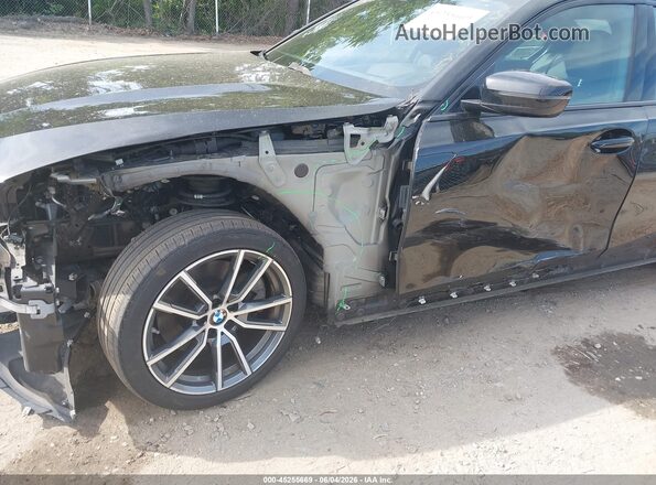 3MW5R7J04M8B84029 2021 BMW 3 SERIES Black წინა ხედი