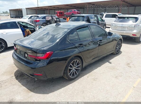 3MW5R7J04N8C26409 2022 BMW 3 SERIES Черный Задняя правая четверть