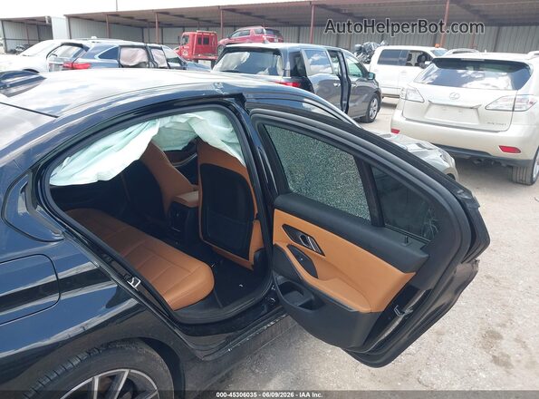 3MW5R7J04N8C26409 2022 BMW 3 SERIES Черный Вид наклейки с VIN-кодом