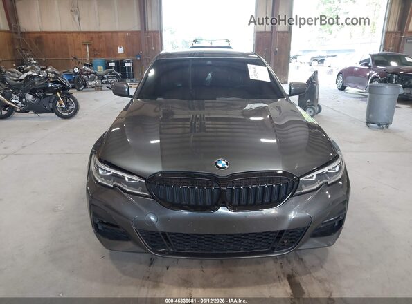 3MW5R7J05L8B14148 2020 BMW 3 SERIES Серый Вид щитка приборов