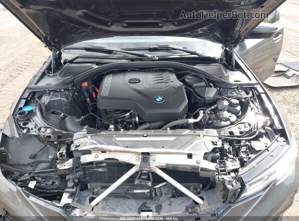 3MW5R7J05M8B72262 2021 BMW 3 SERIES Gray Հետևի տեսք