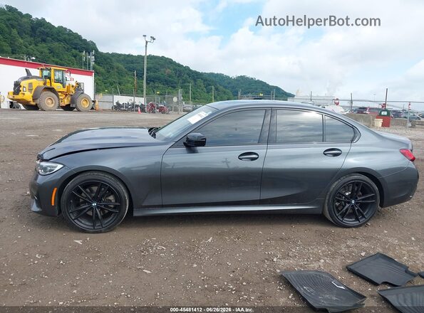 3MW5R7J05M8B72262 2021 BMW 3 SERIES Gray Սալոնի 360 աստիճան տեսք