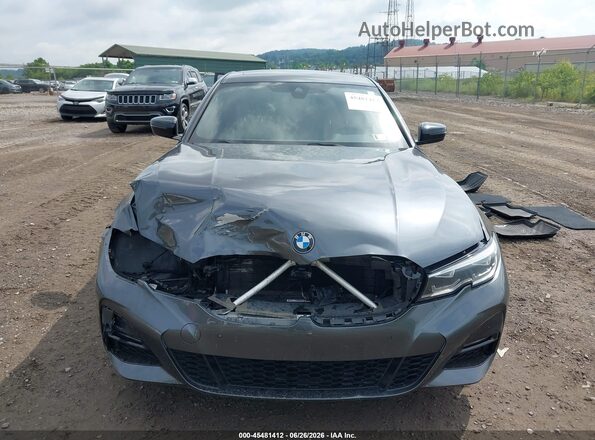 3MW5R7J05M8B72262 2021 BMW 3 SERIES Gray Սարքավորումների վահանակի տեսք