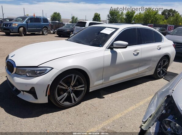 3MW5R7J05M8C04224 2021 BMW 3 SERIES White Vista tres cuartos delantera izquierda