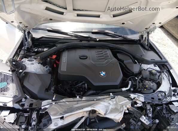 3MW5R7J06M8B79303 2021 BMW 3 SERIES White უკანა ხედი