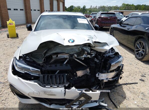 3MW5R7J06M8B79303 2021 BMW 3 SERIES White უკანა სალონის ხედი