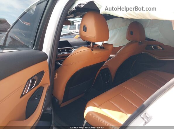 3MW5R7J07M8B96210 2021 BMW 7 SERIES White VIN კოდის სტიკერის ხედი