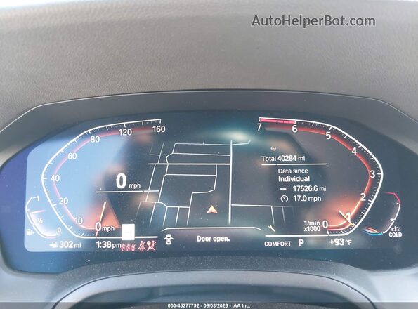 3MW5R7J09L8B09504 2020 BMW 7 SERIES Black Հետևի նստատեղերի տեսք