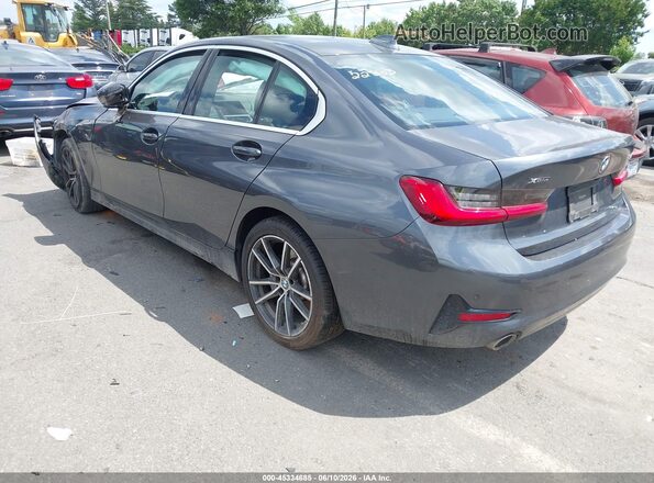 3MW5R7J09L8B22303 2020 BMW 3 SERIES Gray Հետևի ձախ
