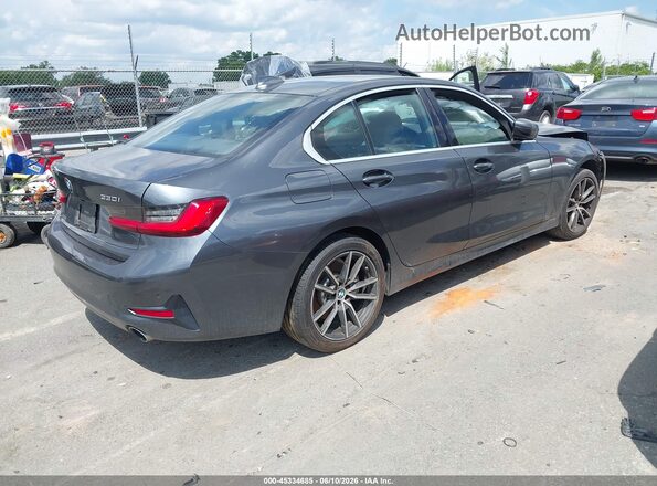 3MW5R7J09L8B22303 2020 BMW 3 SERIES Gray Հետևի աջ