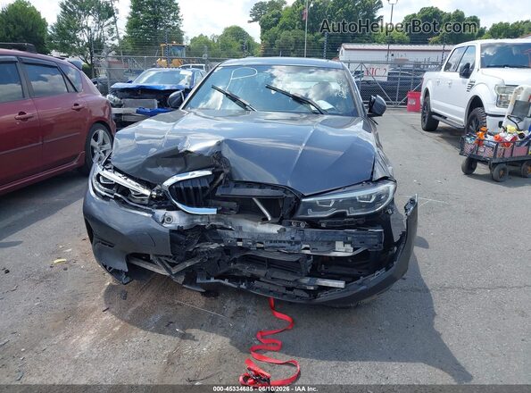 3MW5R7J09L8B22303 2020 BMW 3 SERIES Gray Առջևի վահանակի տեսք