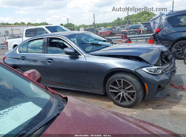 3MW5R7J09L8B22303 2020 BMW 3 SERIES Gray Սարքավորումների վահանակի տեսք