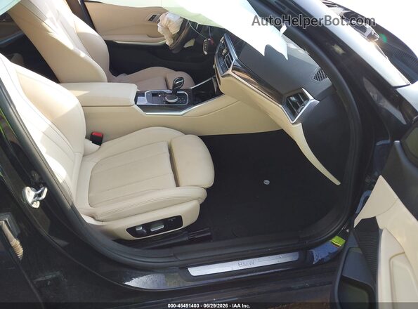 3MW5R7J09L8B45676 2020 BMW 3 SERIES Black Front interior view