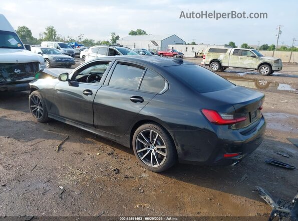 3MW5R7J09L8B45676 2020 BMW 3 SERIES Black Rear left