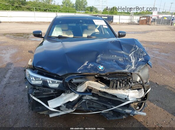 3MW5R7J09L8B45676 2020 BMW 3 SERIES Black Rear interior view