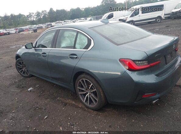 3MW5R7J09M8B94717 2021 BMW 3 SERIES Teal სალონის 360-გრადუსიანი ხედი