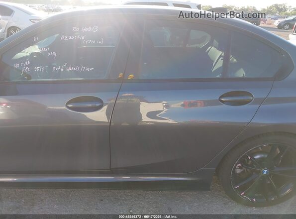 3MW5R7J0XM8B67381 2021 BMW 3 SERIES Gray Vista interior de 360 grados