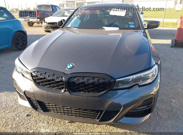 3MW5R7J0XM8B67381 2021 BMW 3 SERIES Gray Vista del cuadro de instrumentos