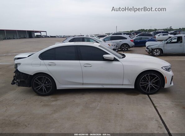 3MW5R7J0XN8C77655 2022 BMW 3 SERIES White Vista interior trasera